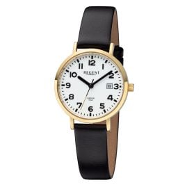 Regent 12100785 Damen-Armbanduhr mit Saphirglas Leuchtzifferblatt