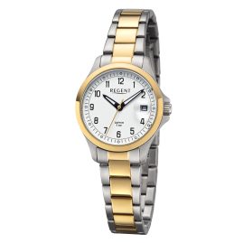 Regent 12230721 Ladies' Watch with Sapphire Crystal Two-Colour 5 Bar