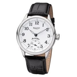 Regent 11020048 Men's Watch Hand-Winding with Leather Strap