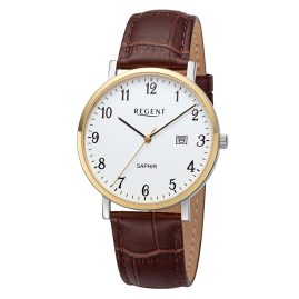 Regent 11120122 Men's Wristwatch Two-Colour with Sapphire Crystal