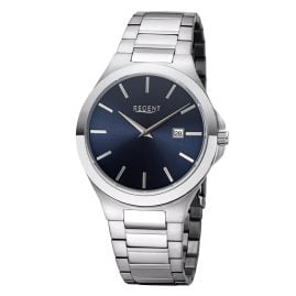 Regent 11150767 Men's Watch Steel/Dark Blue