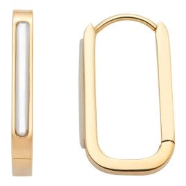 Leonardo 024710 Women's Hoop Earrings Welda Gold Tone