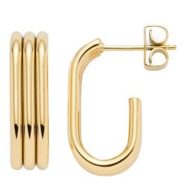 Leonardo 024891 Women's Stud Earrings Elisabeth Gold Tone