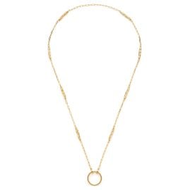 Leonardo 024917 Damen-Kette Caronna Goldfarben 70 cm Clip & Mix
