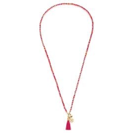 Leonardo 024898 Damen-Kette Donna Pink 80 cm
