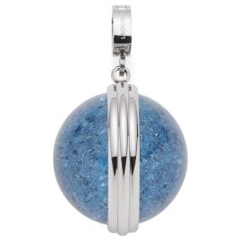 Leonardo 025649 Pendant Stainless Steel Snowball Blue Clip & Mix