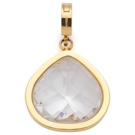 Leonardo 025682 Women's Pendant Juvinga White Gold Tone Clip & Mix