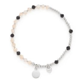Leonardo 026306 Damen-Armband Liora You & Me Ciao Silberfarben/Beige