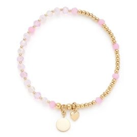 Leonardo 026292 Damenarmband Bonella You & Me Ciao Goldfarben/Rosa