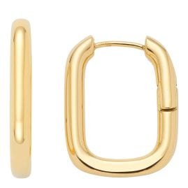 Leonardo 025454 Damen-Ohrringe Creolen Bernice Goldfarben