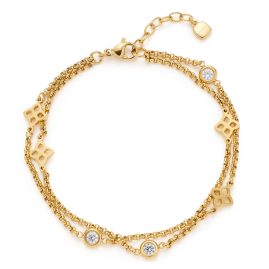 Leonardo 026241 Damenarmband Ruth Goldfarben