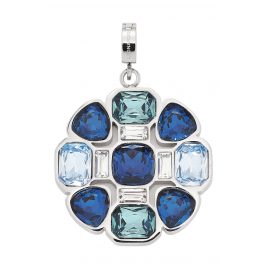 JEWELS BY LEONARDO Halskette Manon - Silberfarben Mit Grau-blauen Perlen