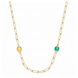 Leonardo 021752 Damen-Halskette Juna Goldfarben