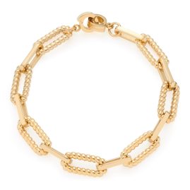 Leonardo 022233 Damen-Armband Moni Clip&Mix Edelstahl goldfarben