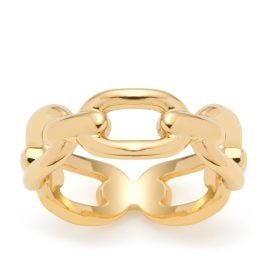 Leonardo 02427 Women's Ring Mathilde Gold Tone Stainless Steel