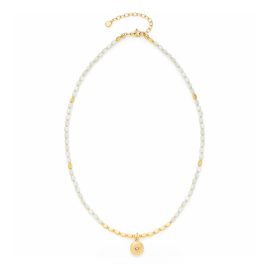 Leonardo 023385 Ladies' Necklace Maria Gold Tone/Mother-of-Pearl