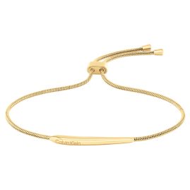 CALVIN KLEIN 35000342 Women's Bracelet Elongated Drops Gold Plated Stainless Steel