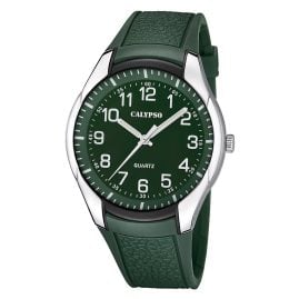 Calypso K5843/3 Herren-Quarzuhr Grün