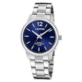 Calypso K5864/3 Herren-Armbanduhr Quarz Stahl/Dunkelblau