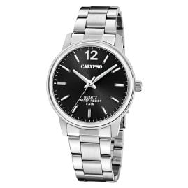 Calypso K5864/6 Herren-Quarzuhr Stahl/Schwarz