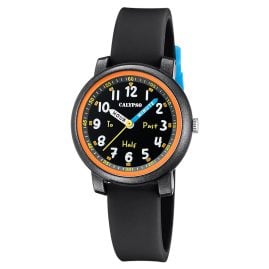 Calypso K5827/6 Kinder-Armbanduhr Quarz Schwarz/Orange
