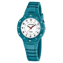 Calypso K5886/1 Quartz Watch for Children Teal 10 bar