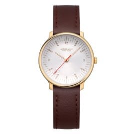 Mondaine MLE.33110.LGV Women's Quartz Watch Doppio Brown/Gold Tone 33 mm