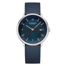 Mondaine MLE.41240.LQV.SET Men's Watch Doppio Blue Set with 2 Straps