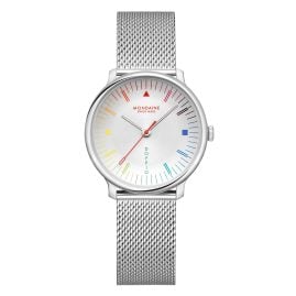 Mondaine MLE.33112.SM Damen-Armbanduhr Doppio mit Mesh-Band 33 mm