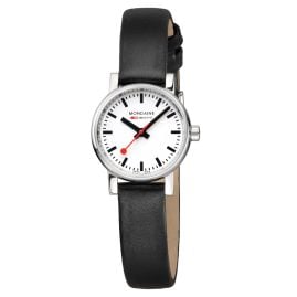 Mondaine MSE.26110.LBV Women's Wristwatch evo2 Black 26 mm