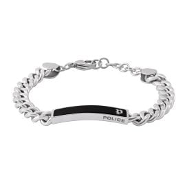 Police PEAGB0010402 Men's Bracelet Strip II Stainless Steel/Black