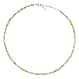 Police PEAGN0078501 Men's Necklace Radius Two Tone Stainless Steel