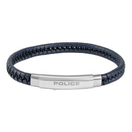 Police PEAGB0009505 Herrenarmband Indy II Leder Dunkelblau