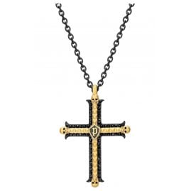 Police PEJGN2112531 Men's Necklace with Cross Pendant Stainless Steel