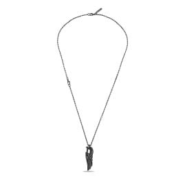 Police PEAGN0036102 Men's Necklace Wing Steel Blackened