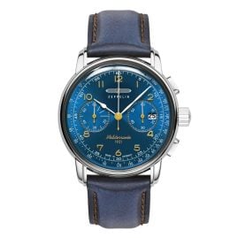 Zeppelin 9670-3 Men´s Chronograph 100 Years Méditerranée Blue