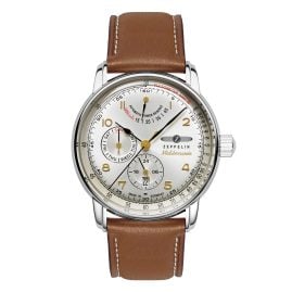 Zeppelin 9690-1 Herrenuhr Méditerranée Automatik Gangreserve Braun