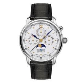 Zeppelin 9576-1 Herrenuhr Barcelona Quarz Mondphase