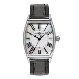 Zeppelin 8349-1 Women's Watch Metropolis Quartz Leather Strap Black
