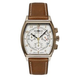 Zeppelin 8386-5 Herrenuhr Metropolis Chronograph Braun/Goldfarben