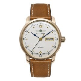 Zeppelin 9564-5 Herrenuhr Automatik Barcelona Braun/Goldfarben