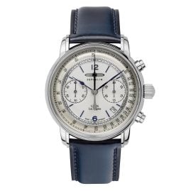 Zeppelin 8614-1 Men's Chronograph Automatic Watch LZ126 Los Angeles Blue