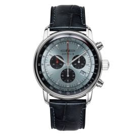 Zeppelin 8886-2 Men's Watch LZ 14 Marine Chronograph Bleu