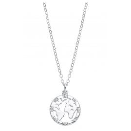 s.Oliver 2025614 Ladies' Necklace Globe Silver