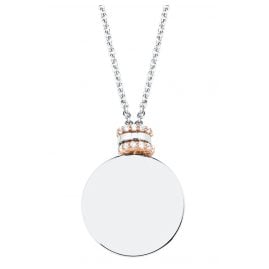 s.Oliver 2027611 Women's Necklace Silver 925 Two-Colour Zirconia