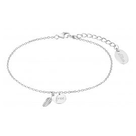 s.Oliver 2032580 Women's Bracelet Feather Silver