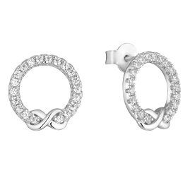 s.Oliver 2034965 Women's Stud Earrings Infinity Silver
