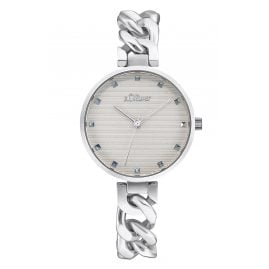 s.Oliver 2033521 Ladies' Watch with Curb Chain Bracelet