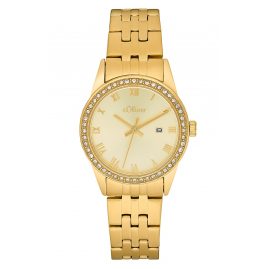 s.Oliver 2033564 Women's Watch Gold Plated Stainless Steel