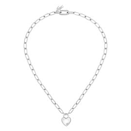 Lacoste 2040265 Ladies' Necklace Nola Heart Silver Tone